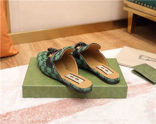 High Quality Luxury Gucci Peyton GG Slippers – Style 39603 product detail