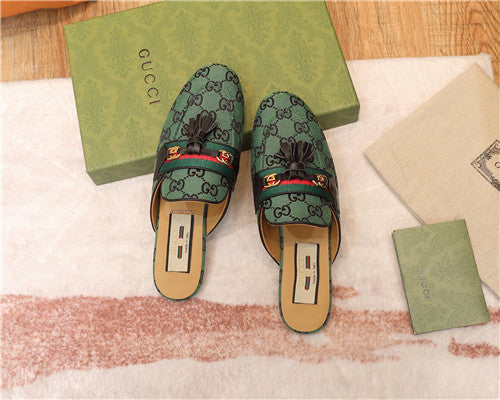 High Quality Luxury Gucci Peyton GG Slippers – Style 39603