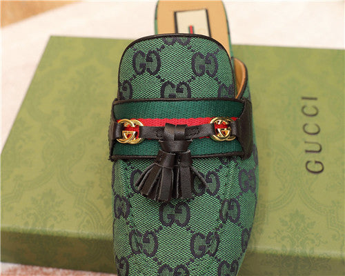 High Quality Luxury Gucci Peyton GG Slippers – Style 39603 product detail