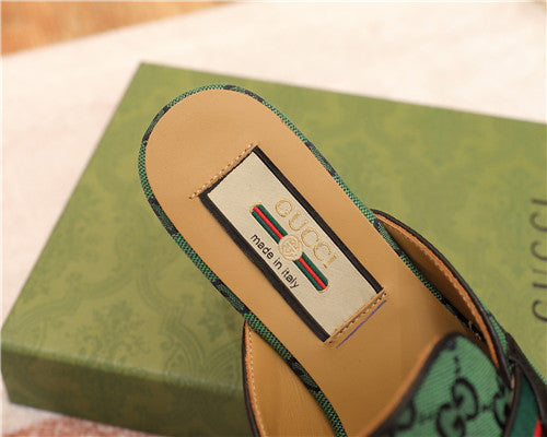 High Quality Luxury Gucci Peyton GG Slippers – Style 39603 product detail