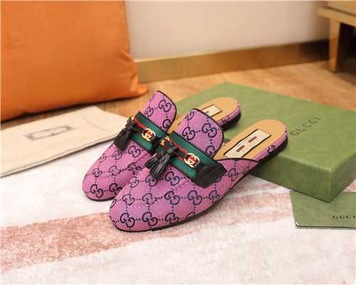 High Quality Luxury Gucci Peyton GG Slippers – Style 37907