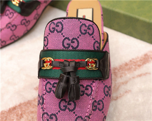 High Quality Luxury Gucci Peyton GG Slippers – Style 37907 product detail