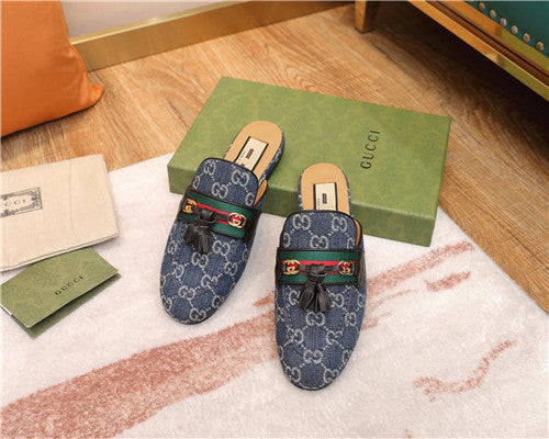 High Quality Luxury Gucci Peyton GG Slippers