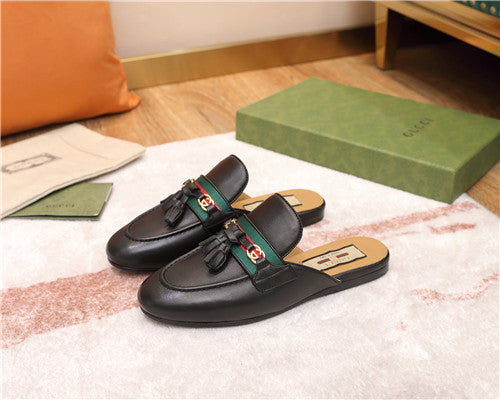 High Quality Luxury Gucci Peyton GG Slippers – Style 03443