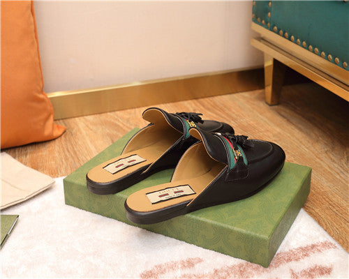 High Quality Luxury Gucci Peyton GG Slippers – Style 03443 product detail