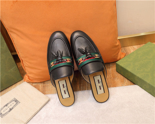 High Quality Luxury Gucci Peyton GG Slippers – Style 03443 product detail