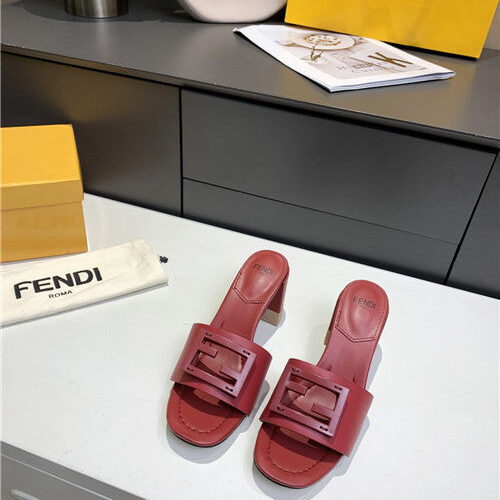 High Quality Luxury Fendi Thick Heel Sandals – Style 81651 product detail