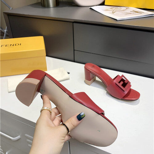 High Quality Luxury Fendi Thick Heel Sandals – Style 81651 product detail