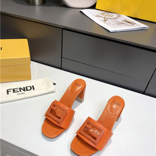 High Quality Luxury Fendi Thick Heel Sandals product detail