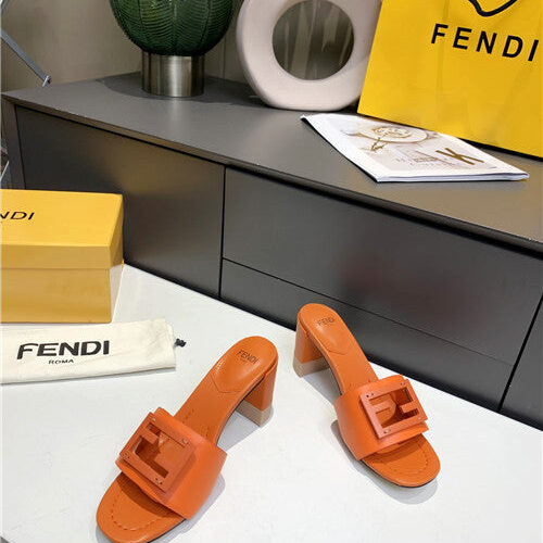 High Quality Luxury Fendi Thick Heel Sandals product detail