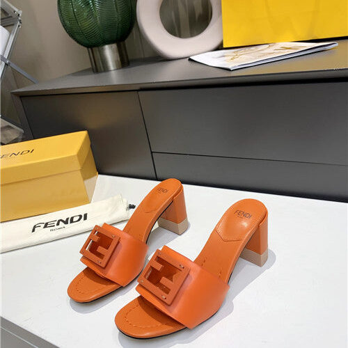 High Quality Luxury Fendi Thick Heel Sandals product detail