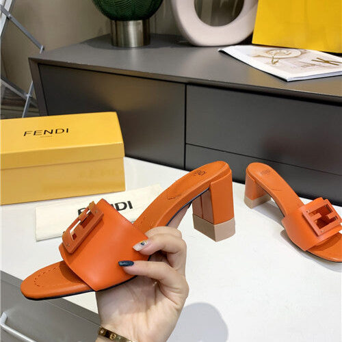 High Quality Luxury Fendi Thick Heel Sandals product detail