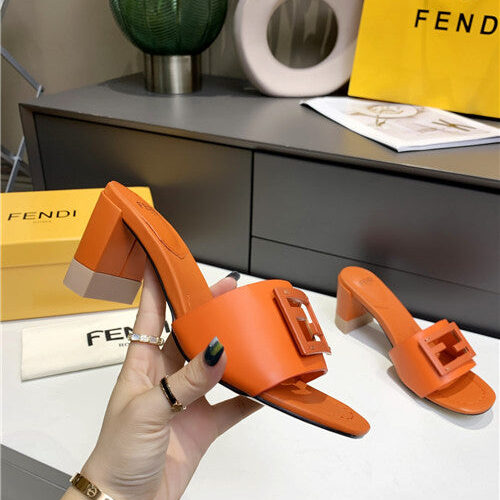 High Quality Luxury Fendi Thick Heel Sandals product detail