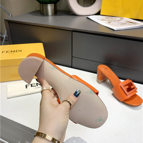 High Quality Luxury Fendi Thick Heel Sandals product detail