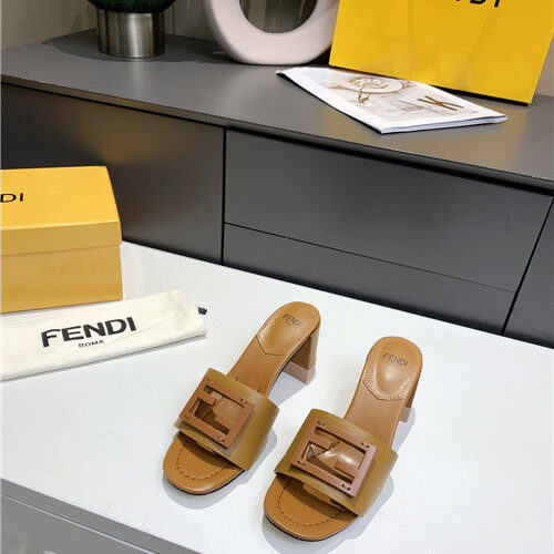 High Quality Luxury Fendi Thick Heel Sandals – Style 56211 product detail