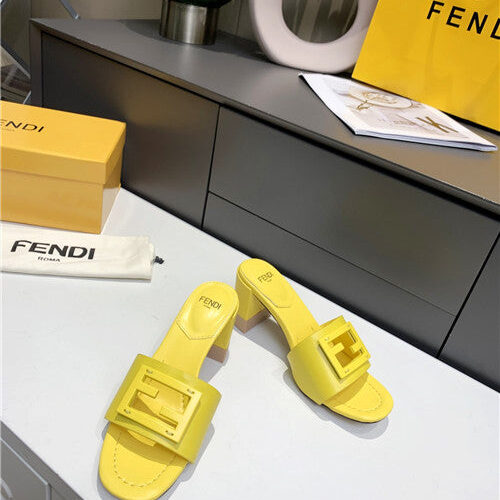 High Quality Luxury Fendi Thick Heel Sandals – Style 83891 product detail