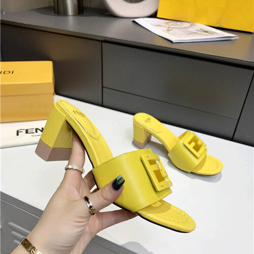 High Quality Luxury Fendi Thick Heel Sandals – Style 83891 product detail