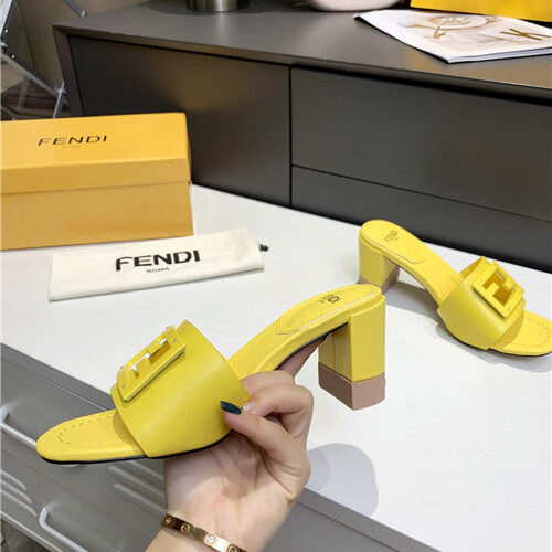 High Quality Luxury Fendi Thick Heel Sandals – Style 83891 product detail