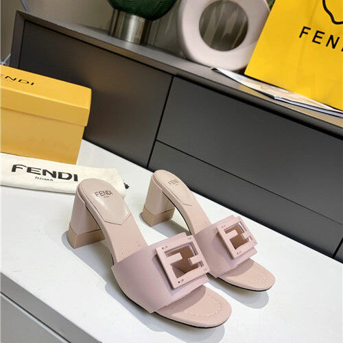High Quality Luxury Fendi Thick Heel Sandals – Style 44339