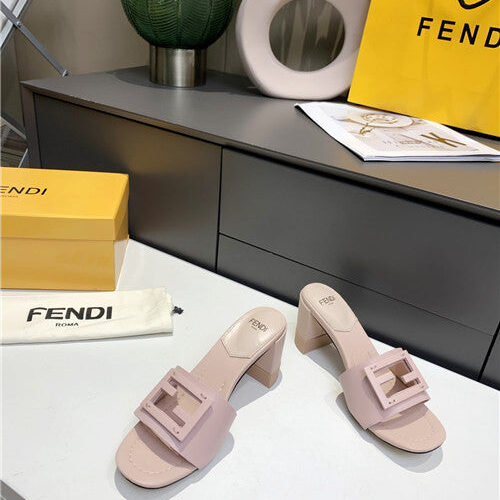 High Quality Luxury Fendi Thick Heel Sandals – Style 44339 product detail
