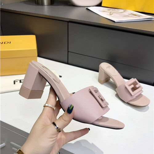 High Quality Luxury Fendi Thick Heel Sandals – Style 44339 product detail
