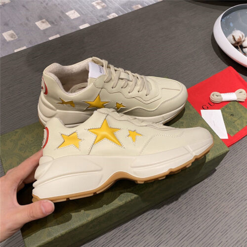 High Quality Luxury Gucci Womens Rhyton Leather Sneakers – Style 11603 alternate view