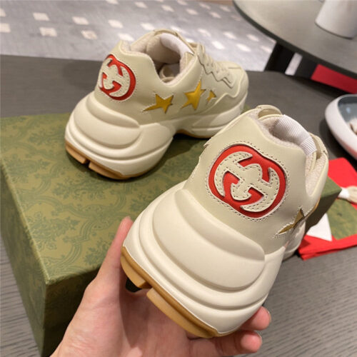 High Quality Luxury Gucci Womens Rhyton Leather Sneakers – Style 11603 product detail