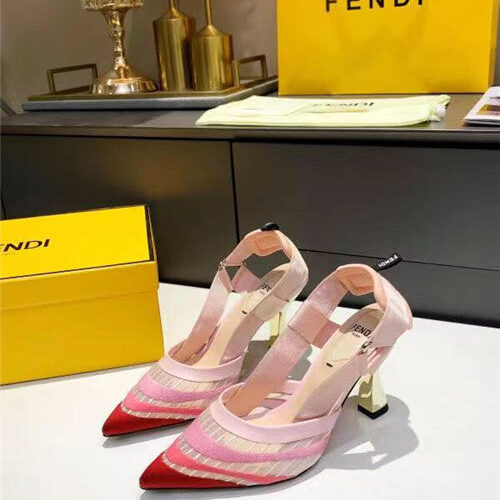 High Quality Luxury Fendi Heels Sandals – Style 86195 alternate view