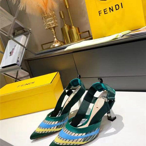 High Quality Luxury Fendi Heels Sandals – Style 09939 alternate view