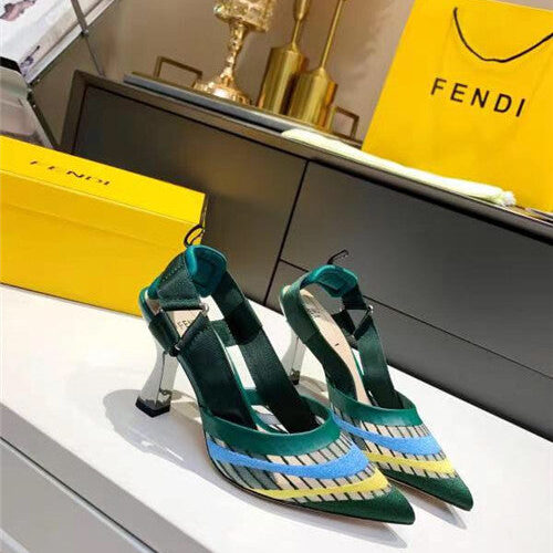 High Quality Luxury Fendi Heels Sandals – Style 09939