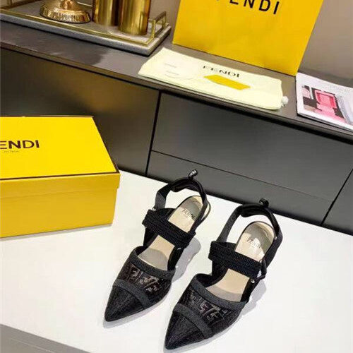 High Quality Luxury Fendi Heels Sandals – Style 52883 alternate view