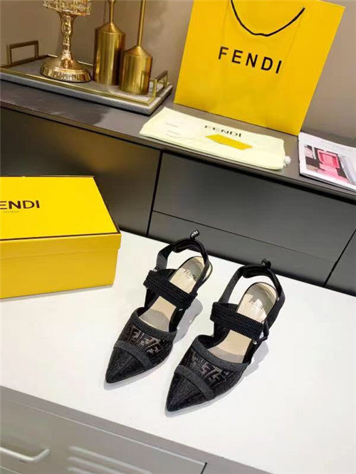 High Quality Luxury Fendi Heels Sandals – Style 52883 product detail