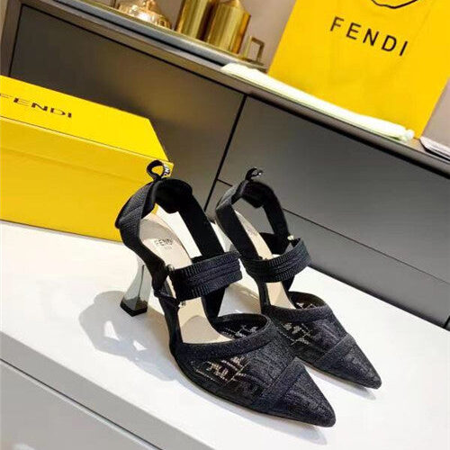 High Quality Luxury Fendi Heels Sandals – Style 52883