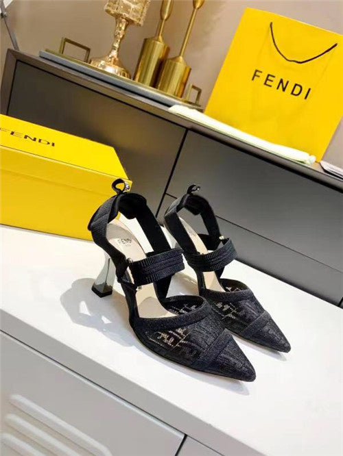 High Quality Luxury Fendi Heels Sandals – Style 52883
