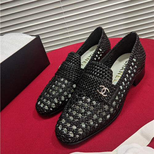 High Quality Luxury Chanel Woven Shoes Womens – Style 89318 alternate view