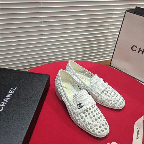 High Quality Luxury Chanel Woven Shoes Womens – Style 56550