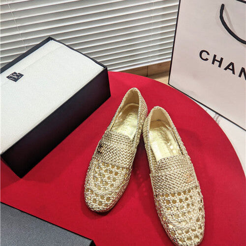 High Quality Luxury Chanel Woven Shoes Womens alternate view