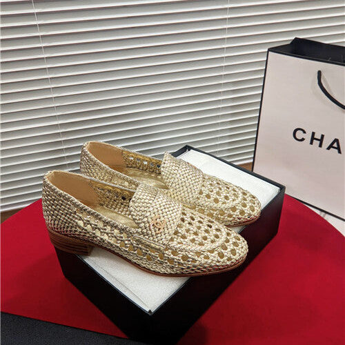 High Quality Luxury Chanel Woven Shoes Womens