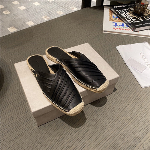 High Quality Luxury Jimmy Choo Mueller Slippers – Style 36407