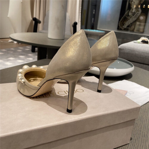 High Quality Luxury Jimmy Choo High Heel Pearl Sandals product detail