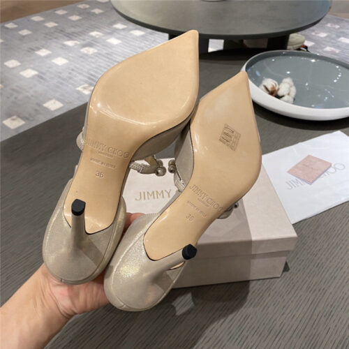 High Quality Luxury Jimmy Choo High Heel Pearl Sandals product detail