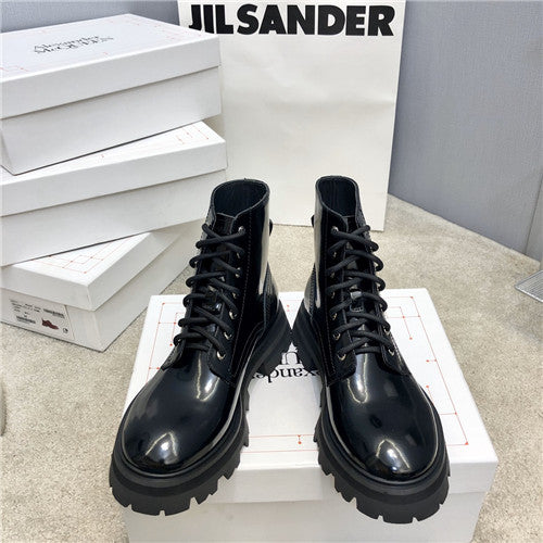 High Quality Luxury Alexander McQueen High Top Boots