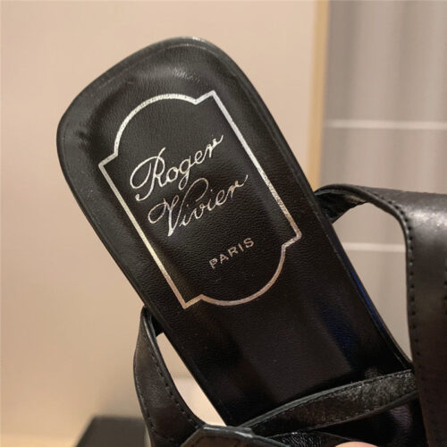 High Quality Luxury Roger Vivier Square Buckle Sandals – Style 14900 product detail