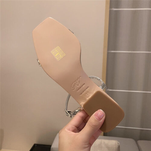 High Quality Luxury Roger Vivier Square Buckle Sandals product detail