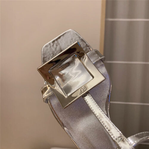 High Quality Luxury Roger Vivier Square Buckle Sandals product detail