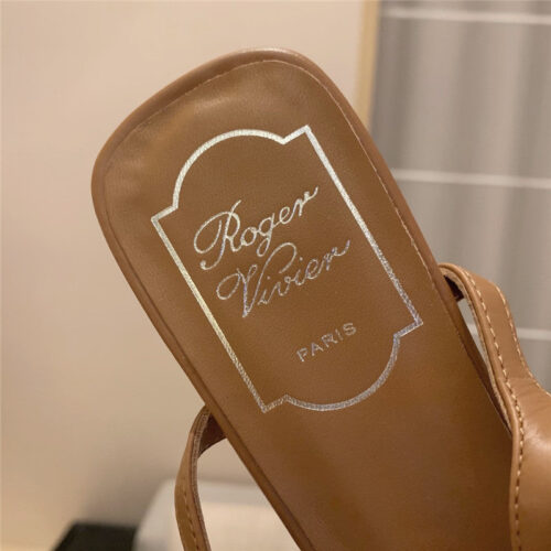 High Quality Luxury Roger Vivier Square Buckle Sandals – Style 18292 product detail