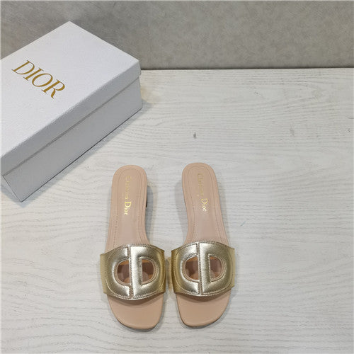 High Quality Luxury Dior Cd Letters Rhinestone Slippers – Style 27846 product detail