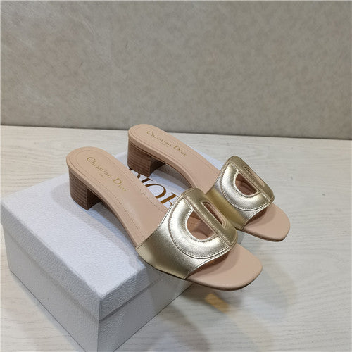 High Quality Luxury Dior Cd Letters Rhinestone Slippers – Style 27846