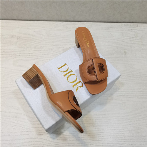 High Quality Luxury Dior Cd Letters Rhinestone Slippers product detail