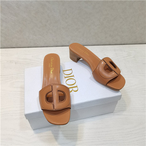 High Quality Luxury Dior Cd Letters Rhinestone Slippers alternate view